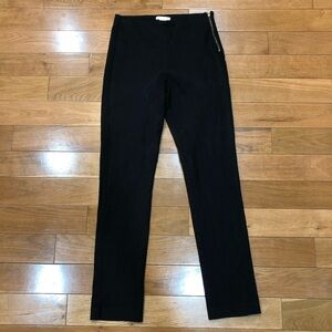 H&M Side Zip Pull Up Black Pants Size 6